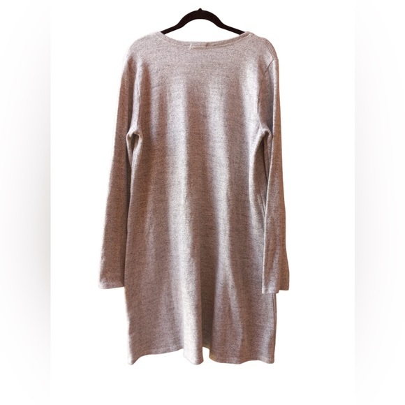 grey tunic sweater dress Half-length sweater dress / tunic made of cashmere wool fabric – GUNTINA main image 1